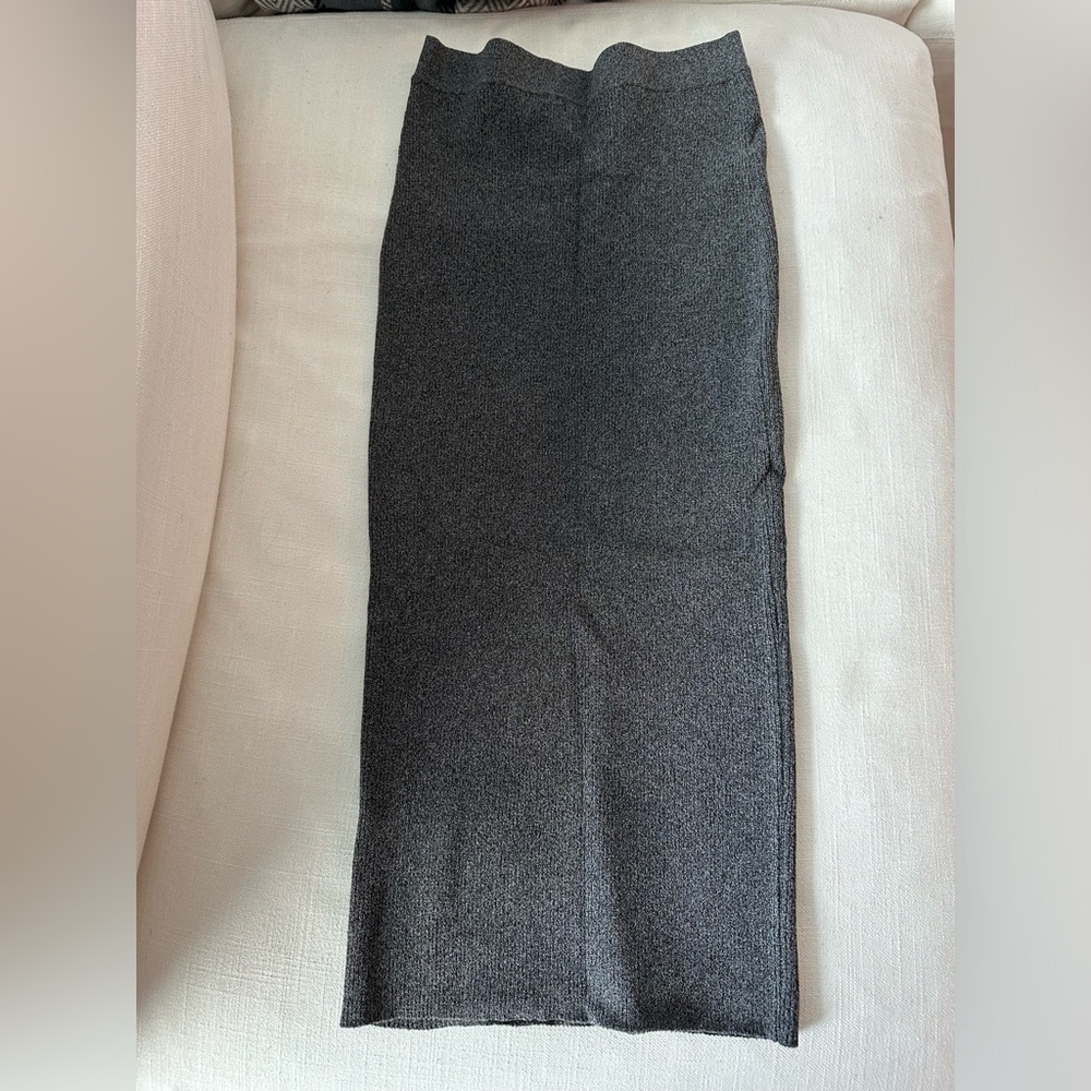 Armani Jeans Knit Ribbed Pencil Skirt